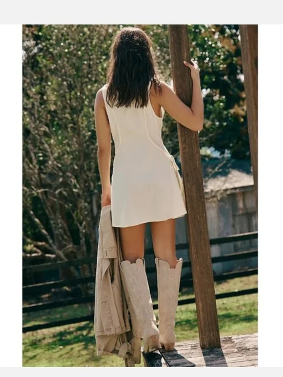 NWT Free People Forever Fancy Mini Dress. Medium - Picture 4 of 10